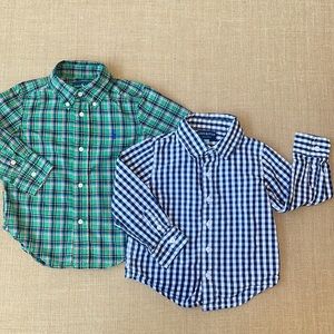 EUC set of 2 button down shirts-Ralph Lauren and Andy & Evan